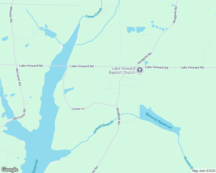 map of restaurants, bars, coffee shops, grocery stores, and more near 128 Canterbury Lane in LaFayette