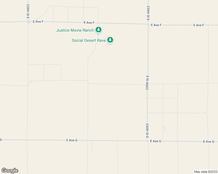 map of restaurants, bars, coffee shops, grocery stores, and more near 230th Street East in Los Angeles County