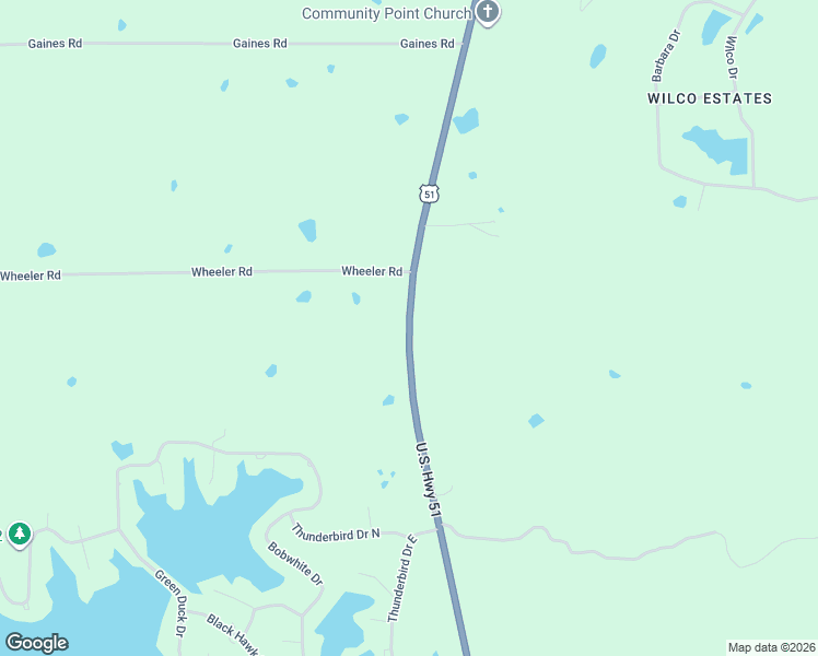 map of restaurants, bars, coffee shops, grocery stores, and more near 8065 U.S. 51 in Hernando
