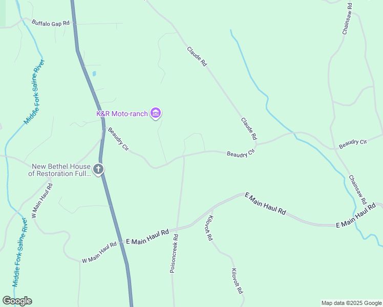 map of restaurants, bars, coffee shops, grocery stores, and more near 130 Wyles Lane in Jessieville
