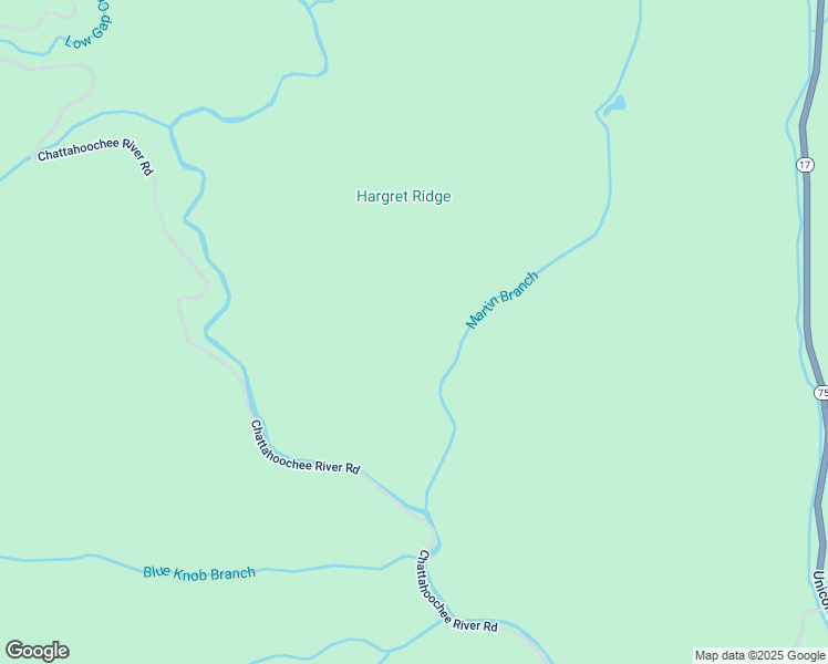 map of restaurants, bars, coffee shops, grocery stores, and more near Chattahoochee River Road in Helen