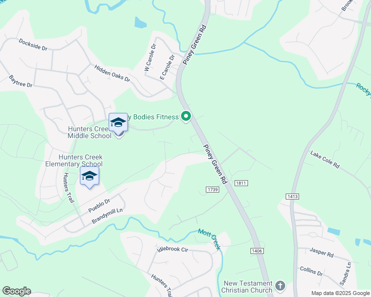 map of restaurants, bars, coffee shops, grocery stores, and more near 207 Alexa Place in Jacksonville