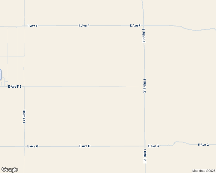 map of restaurants, bars, coffee shops, grocery stores, and more near 15500 East Avenue F 8 in Lancaster