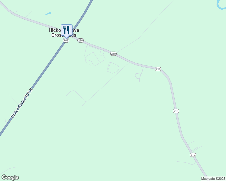 map of restaurants, bars, coffee shops, grocery stores, and more near Walter K Evans Road in Bladen County