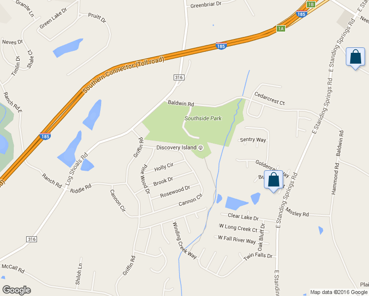 map of restaurants, bars, coffee shops, grocery stores, and more near 504 Cannon Circle in Greenville