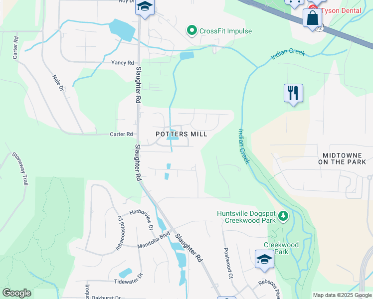 map of restaurants, bars, coffee shops, grocery stores, and more near 126 Northwest Imogene Way in Madison