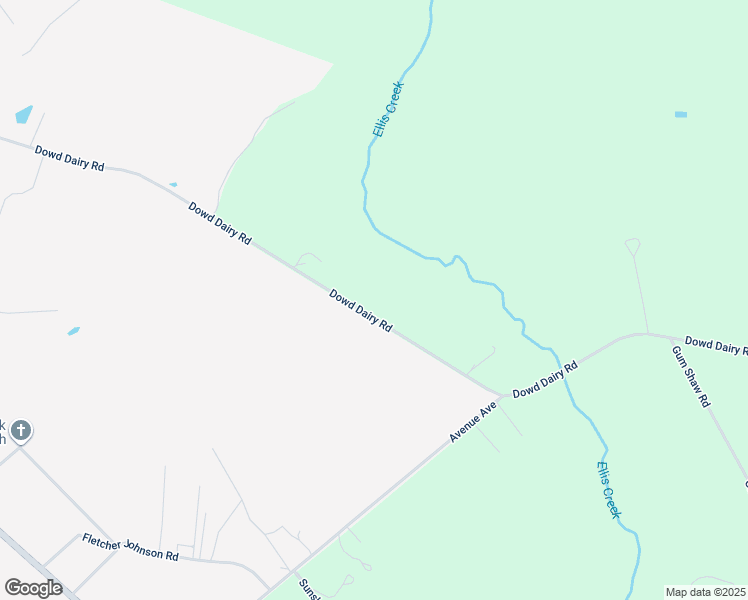 map of restaurants, bars, coffee shops, grocery stores, and more near 1363 Dowd Dairy Road in White Oak