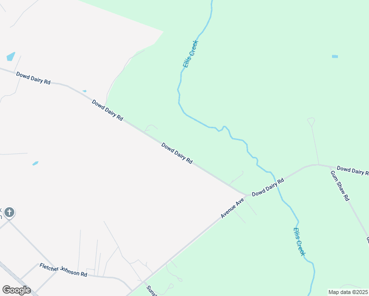 map of restaurants, bars, coffee shops, grocery stores, and more near 1243 Dowd Dairy Road in White Oak