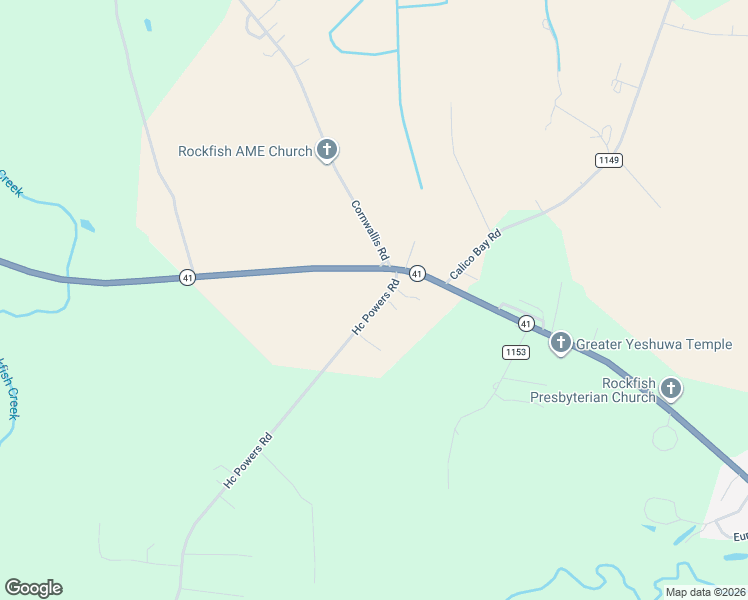 map of restaurants, bars, coffee shops, grocery stores, and more near State Road 1154 in Wallace