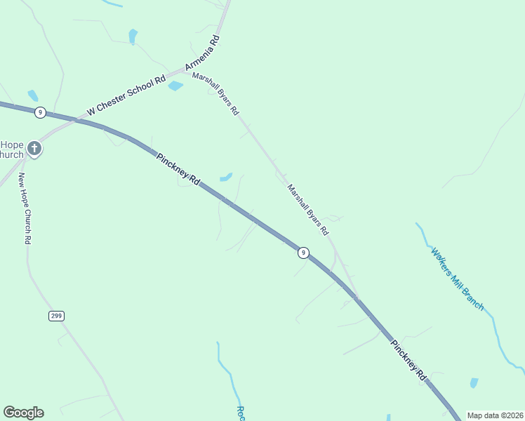 map of restaurants, bars, coffee shops, grocery stores, and more near 1969 Pinckney Road in Chester