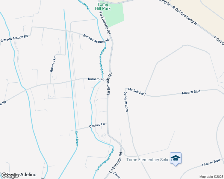 map of restaurants, bars, coffee shops, grocery stores, and more near 346 La Entrada Road in Los Lunas