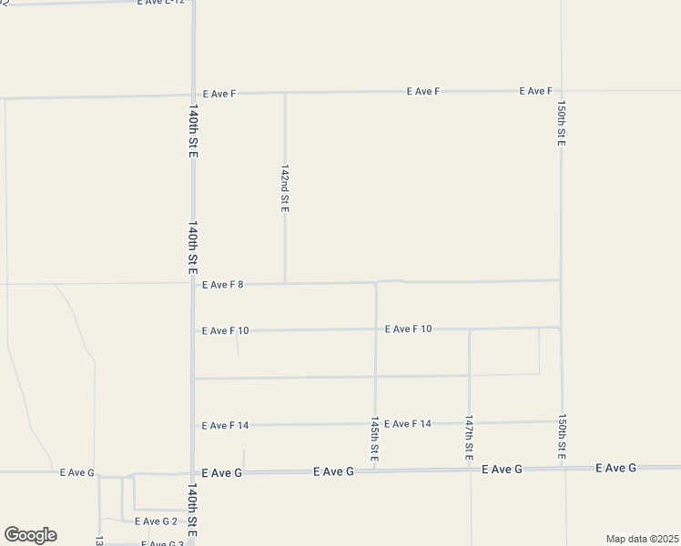 map of restaurants, bars, coffee shops, grocery stores, and more near 14400 East Avenue F in Lancaster