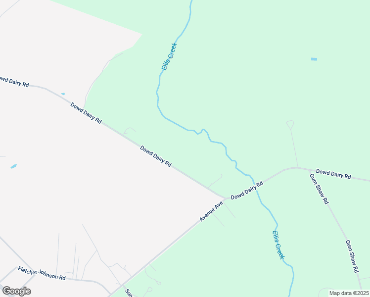 map of restaurants, bars, coffee shops, grocery stores, and more near 1275 Dowd Dairy Road in White Oak
