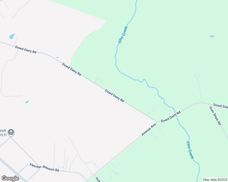 map of restaurants, bars, coffee shops, grocery stores, and more near 1203 Dowd Dairy Road in White Oak