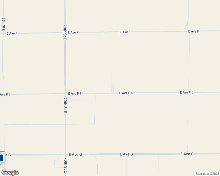 map of restaurants, bars, coffee shops, grocery stores, and more near 7263 East Avenue F 8 in Lancaster