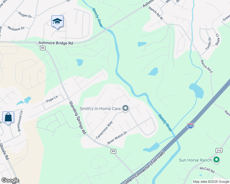 map of restaurants, bars, coffee shops, grocery stores, and more near 4 Kojak Court in Greenville