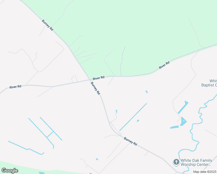 map of restaurants, bars, coffee shops, grocery stores, and more near 1123 River Road in White Oak