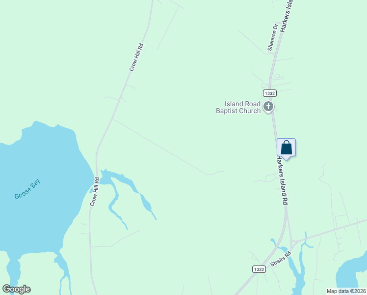 map of restaurants, bars, coffee shops, grocery stores, and more near 217 Crows Nest Road in Beaufort