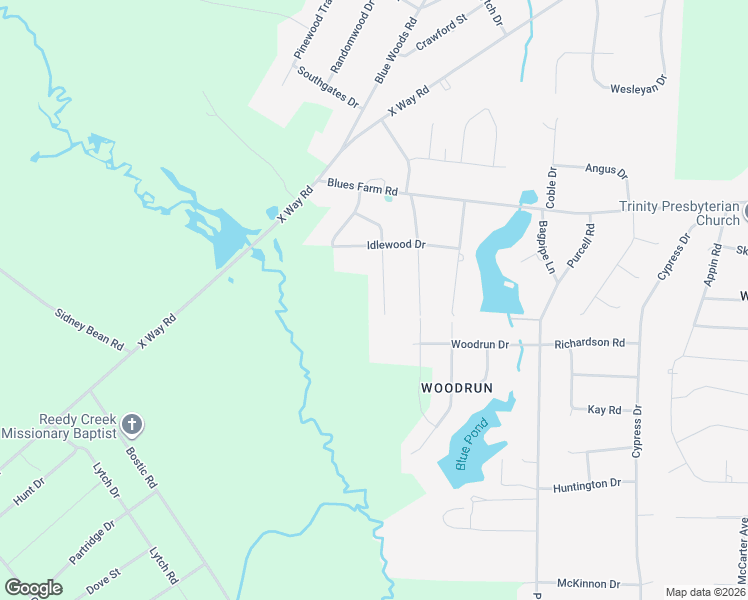 map of restaurants, bars, coffee shops, grocery stores, and more near 12441 Gameland Drive in Laurinburg