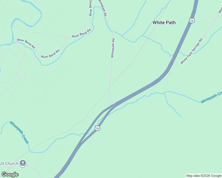 map of restaurants, bars, coffee shops, grocery stores, and more near 197 Whitepath Road in Ellijay