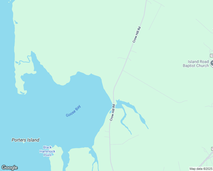map of restaurants, bars, coffee shops, grocery stores, and more near 870 Crow Hill Road in Beaufort