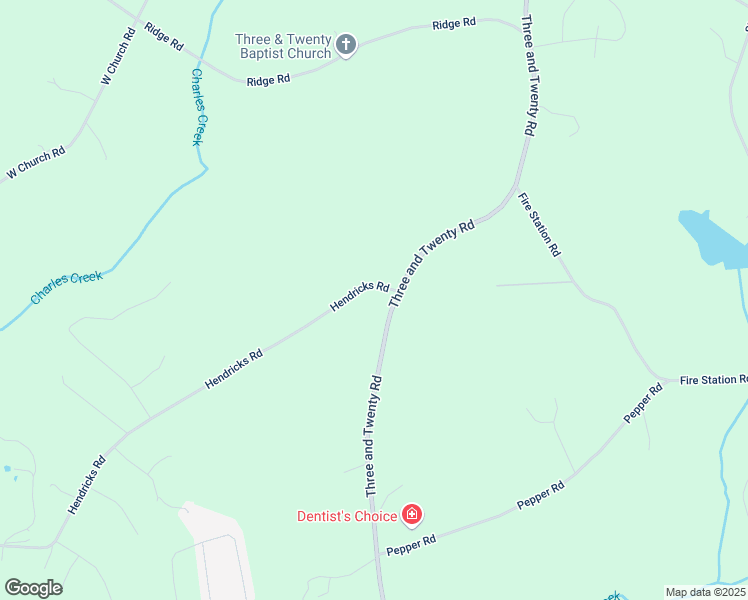 map of restaurants, bars, coffee shops, grocery stores, and more near 309 Hendricks Road in Easley