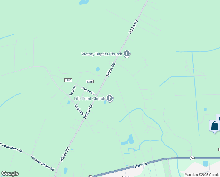 map of restaurants, bars, coffee shops, grocery stores, and more near 1157 Hibbs Road in Newport