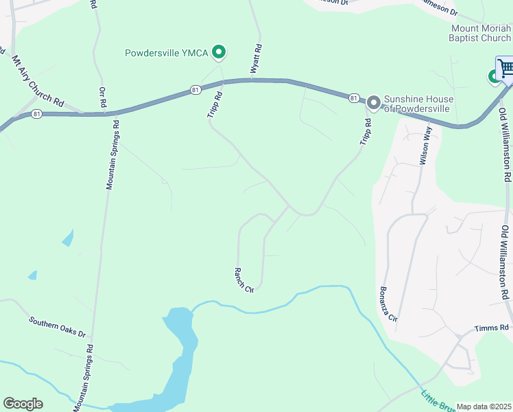 map of restaurants, bars, coffee shops, grocery stores, and more near 404 Tripp Road in Piedmont