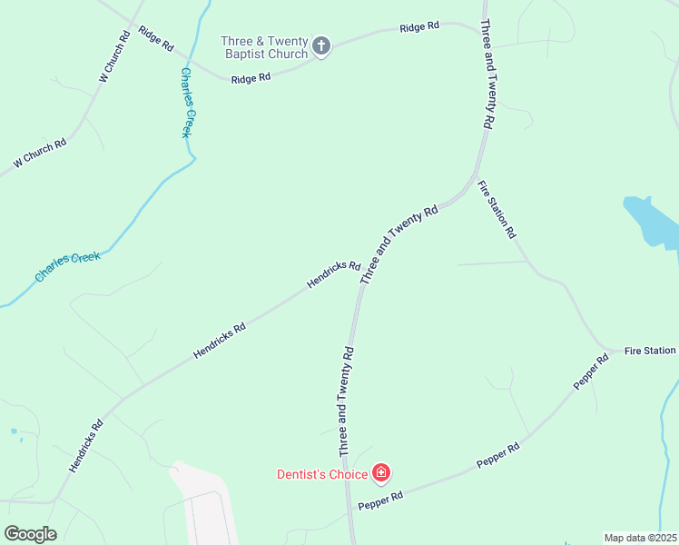 map of restaurants, bars, coffee shops, grocery stores, and more near 309 Hendricks Road in Easley
