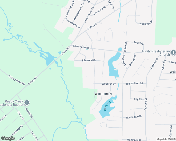 map of restaurants, bars, coffee shops, grocery stores, and more near 12441 Gameland Drive in Laurinburg