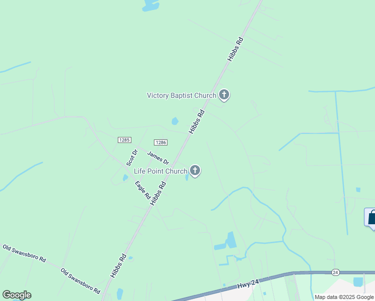 map of restaurants, bars, coffee shops, grocery stores, and more near 1157 Hibbs Road in Newport