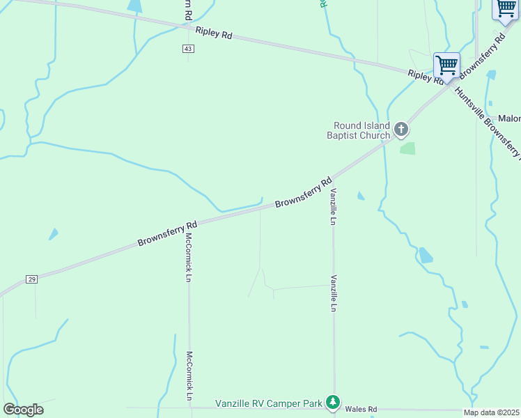 map of restaurants, bars, coffee shops, grocery stores, and more near 12499 Bobwhite Lane in Athens