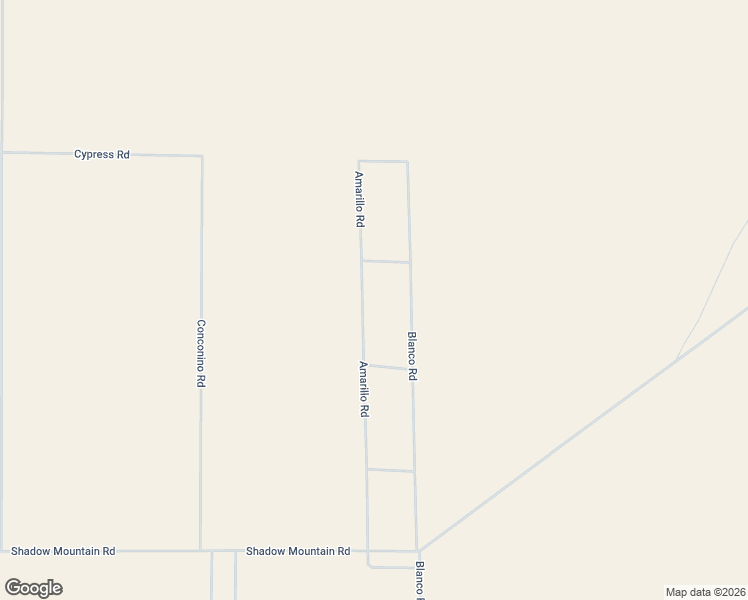map of restaurants, bars, coffee shops, grocery stores, and more near Amarillo Road in San Bernardino County