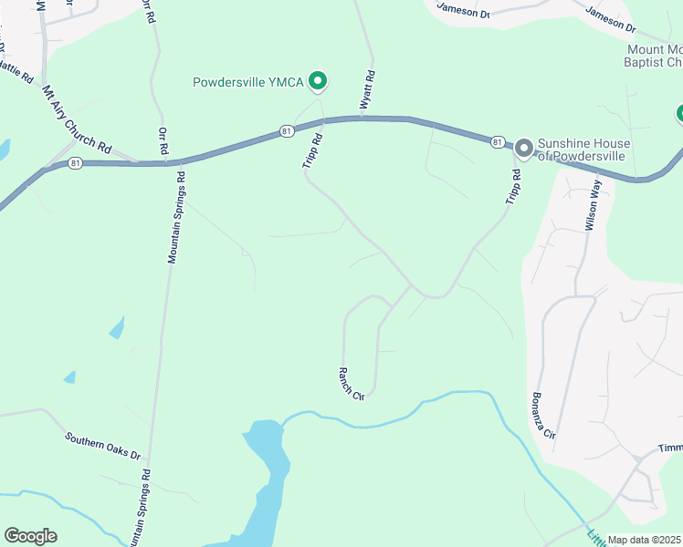 map of restaurants, bars, coffee shops, grocery stores, and more near 404 Tripp Road in Piedmont
