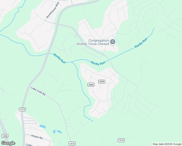 map of restaurants, bars, coffee shops, grocery stores, and more near Mitthams Road in Piney Green