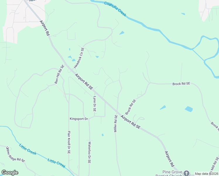 map of restaurants, bars, coffee shops, grocery stores, and more near 1131 Mobley Mill Road Southeast in Dalton