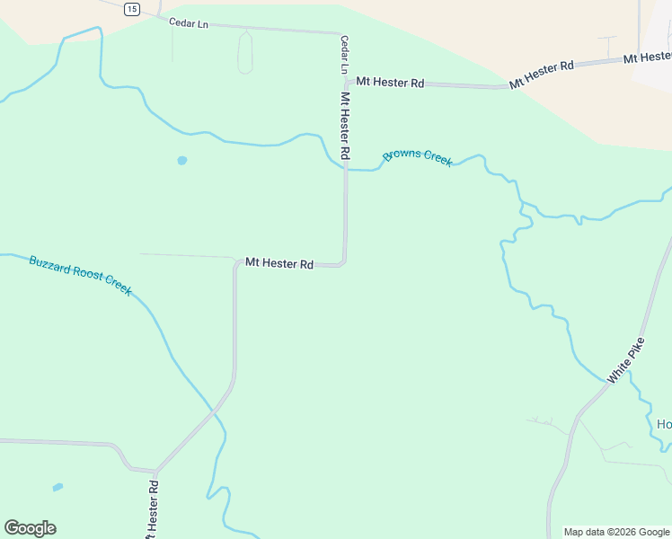 map of restaurants, bars, coffee shops, grocery stores, and more near 10801-14099 Mount Hester Road in Cherokee