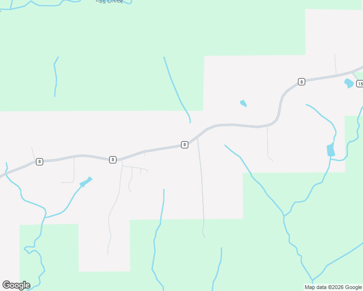 map of restaurants, bars, coffee shops, grocery stores, and more near 2583 County Road 8 in Woodville