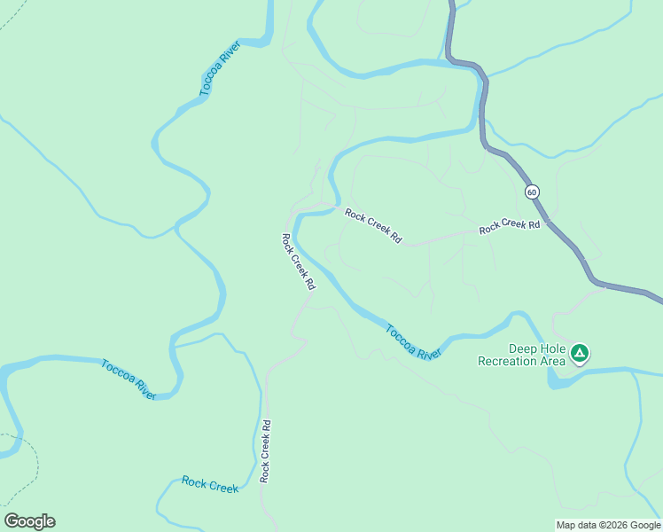 map of restaurants, bars, coffee shops, grocery stores, and more near 130 Rivers End Trail in Suches