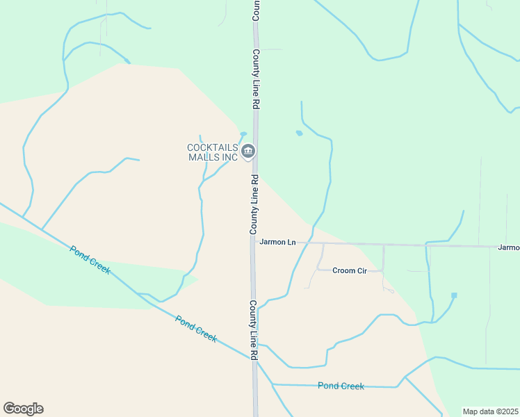 map of restaurants, bars, coffee shops, grocery stores, and more near 11850 County Line Road in Leighton
