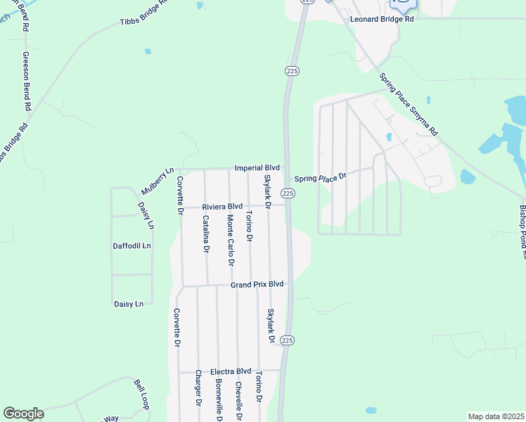 map of restaurants, bars, coffee shops, grocery stores, and more near 107 Skylark Drive in Chatsworth