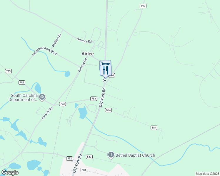 map of restaurants, bars, coffee shops, grocery stores, and more near 1114 Sylvia Hicklin Drive in Chester