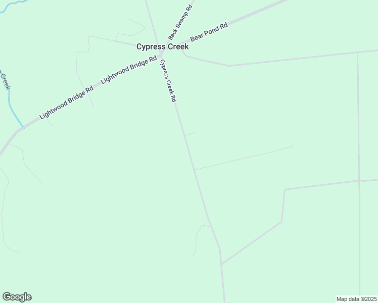 map of restaurants, bars, coffee shops, grocery stores, and more near Cypress Creek Road in Wallace
