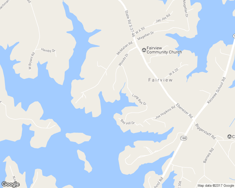 map of restaurants, bars, coffee shops, grocery stores, and more near 127 Woods Drive in West Union