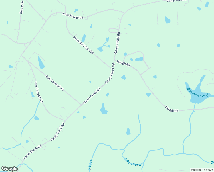 map of restaurants, bars, coffee shops, grocery stores, and more near 2224 Camp Creek Road in Lancaster