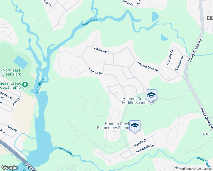 map of restaurants, bars, coffee shops, grocery stores, and more near 312 Firethorn Lane in Jacksonville