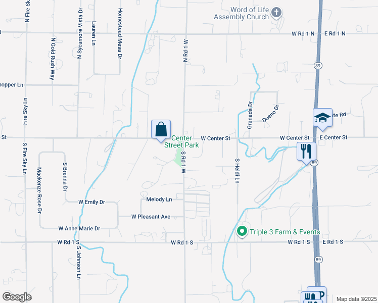 map of restaurants, bars, coffee shops, grocery stores, and more near 3-231 South Road 1 West in Chino Valley