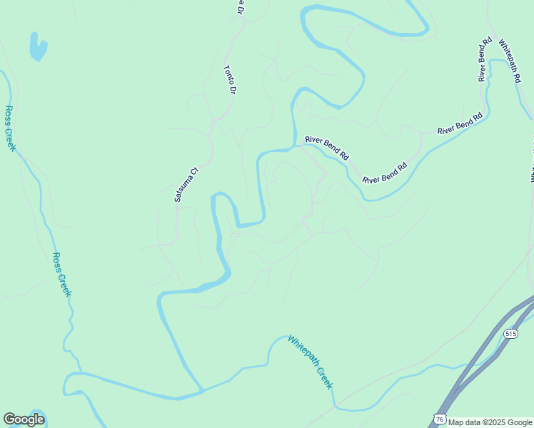map of restaurants, bars, coffee shops, grocery stores, and more near 425 River Bend Road in Ellijay