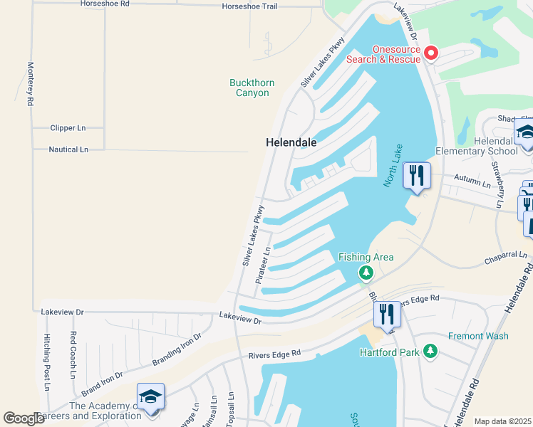 map of restaurants, bars, coffee shops, grocery stores, and more near in Helendale