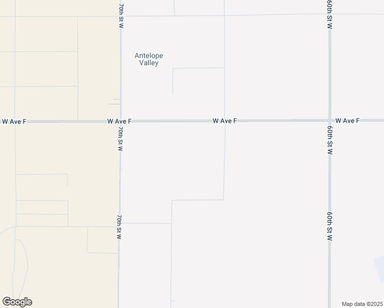 map of restaurants, bars, coffee shops, grocery stores, and more near 66th Street West in Lancaster